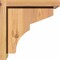 Ekena Millwork Monterey Smooth Corbel w/Backplate, Western Red Cedar, 7 1/2"W x 10"D x 10"H COR08X10X10MON01SWR - alternate 3